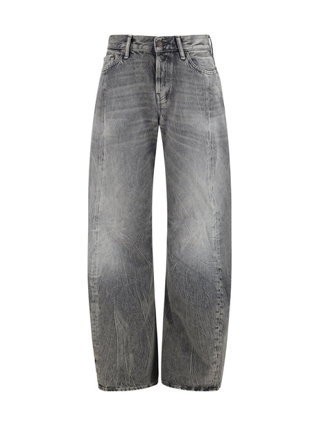 Acne Studios Barrel Jeans - Washed Black