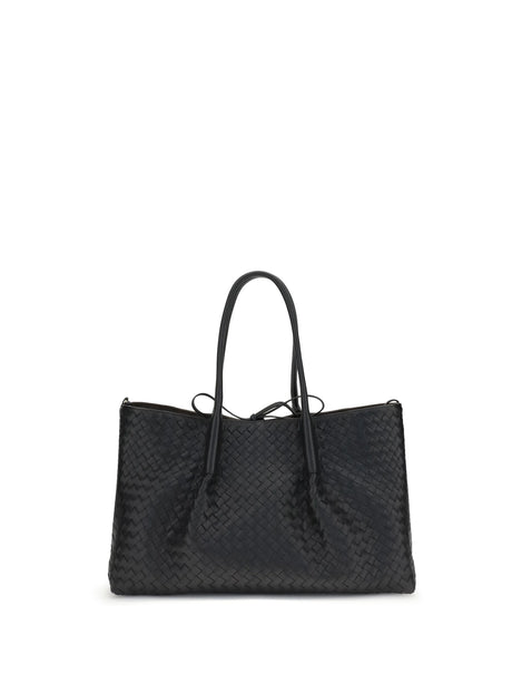 Bottega Veneta Pinacoteca Tote Bag - Black/Fondant-M Br