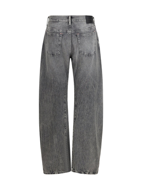 Acne Studios Barrel Jeans - Washed Black