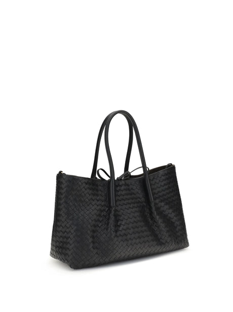 Bottega Veneta Pinacoteca Tote Bag - Black/Fondant-M Br