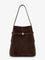 Toteme Suede Belted Bucket Bag - Brown