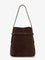 Toteme Suede Belted Bucket Bag - Brown