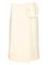 Ami Midi Skirt - White