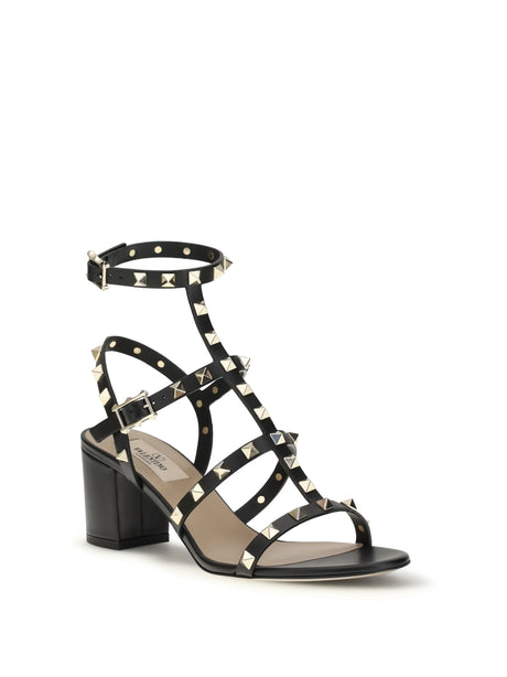 Valentino Garavani Rockstud Sandals with straps - Black