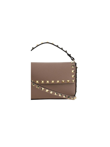 Valentino Garavani Rockstud mini Pouch - Poudre