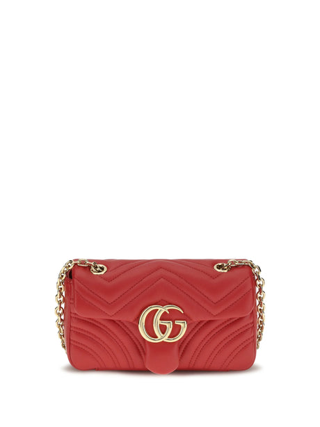 Gucci GG Marmont mini Shoulder Bag - Cloack Red