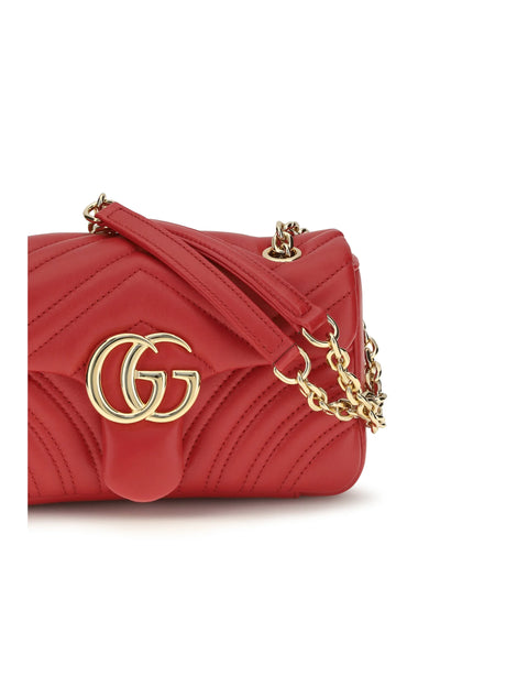Gucci GG Marmont mini Shoulder Bag - Cloack Red