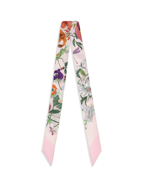 Gucci Printed silk Twill Scarf - Roseate/Pink