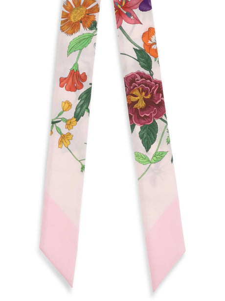 Gucci Printed silk Twill Scarf - Roseate/Pink