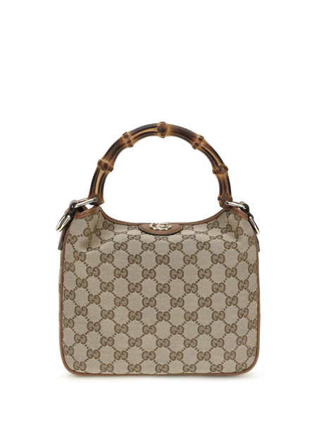 Gucci Small Diana Shoulder Bag - Be Ebony/Sundial