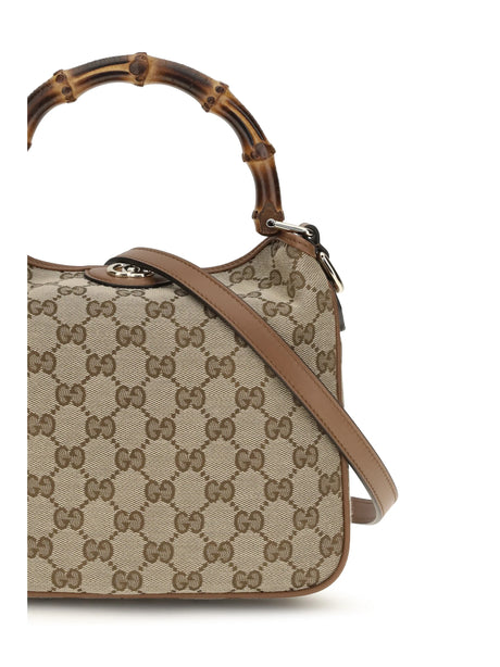 Gucci Small Diana Shoulder Bag - Be Ebony/Sundial