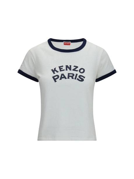 Kenzo Kenzo Paris Emblem cotton T-shirt - Off White