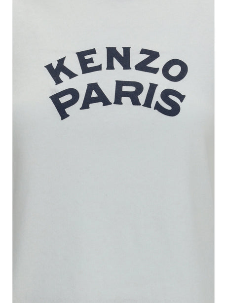 Kenzo Kenzo Paris Emblem cotton T-shirt - Off White