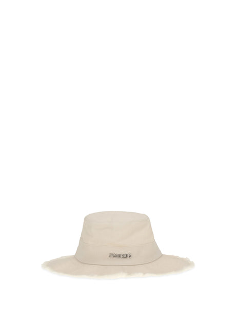 Jacquemus Fringed Hat - Off-White