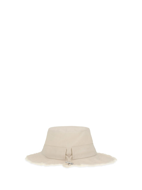 Jacquemus Fringed Hat - Off-White