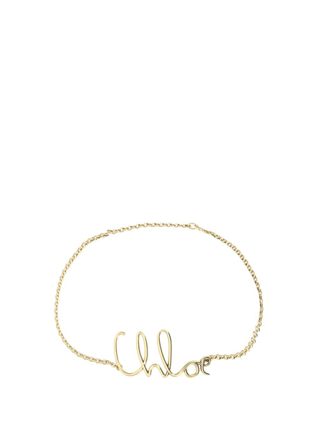 Chloé Metal chain Belt - Vintage Gold