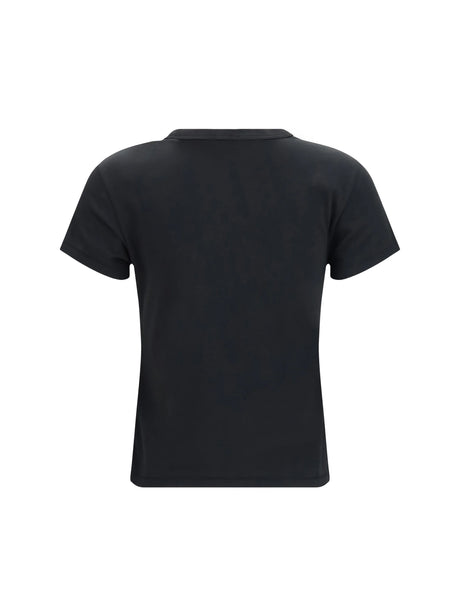 Kenzo Kenzo Tulip embroidered cotton T-shirt - Black