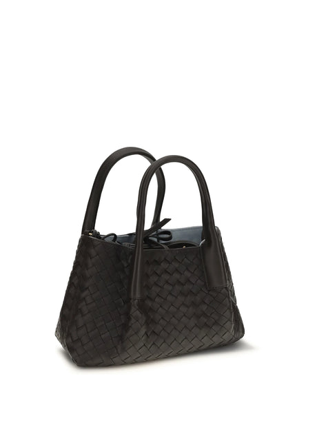 Bottega Veneta Pinacoteca small Handbag - Espresso/Mineral-Mb