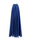 Zimmermann Aster pleated pearl Dress - Dark Cobalt