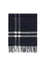 Burberry Cashmere Check Scarf - Ink Blue