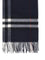 Burberry Cashmere Check Scarf - Ink Blue