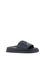 Fendi Slide Diagonal Sandals - Nero+Ner+Grigio Black