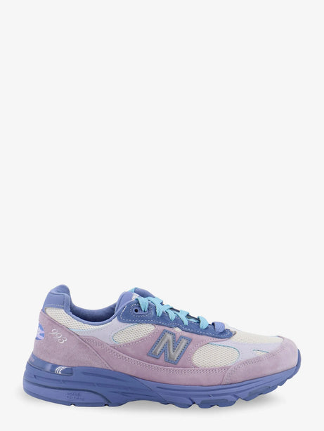 New Balance U9935 mesh and suede sneakers - Viola