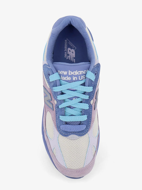 New Balance U9935 mesh and suede sneakers - Viola