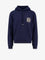 Loewe Cotton sweatshirt with Anagram logo embroidery on the front - Navy Blue