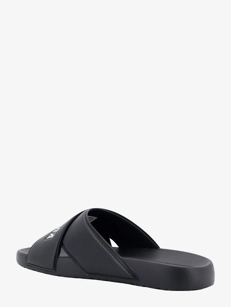 Balenciaga Sporty Pool EVA slide sandals - Blackwhite