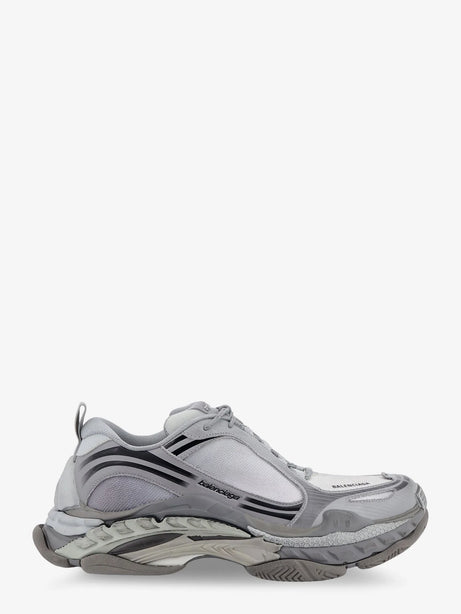 Balenciaga Triple S.2 Gradient mesh and nylon insert sneakers with used effect - Gradientgrey