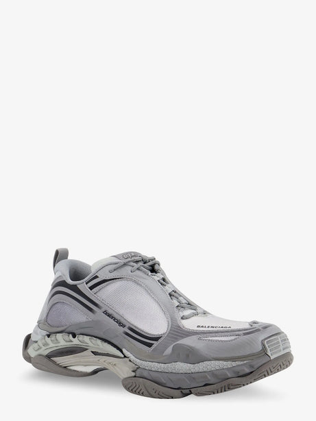 Balenciaga Triple S.2 Gradient mesh and nylon insert sneakers with used effect - Gradientgrey
