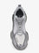 Balenciaga Triple S.2 Gradient mesh and nylon insert sneakers with used effect - Gradientgrey