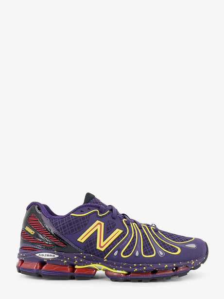 New Balance 18909 mesh sneakers with contrasting side logo - Bordeaux