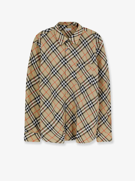 Burberry Linen shirt with check print - Sandipcheck
