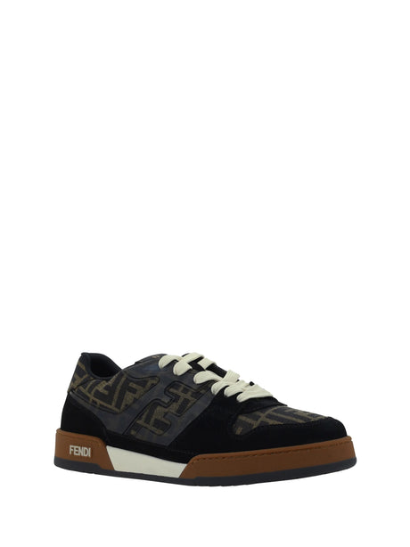 Fendi Match Sneakers - Nero+Tabacc.Nero+Ice