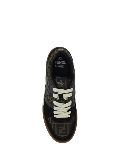 Fendi Match Sneakers - Nero+Tabacc.Nero+Ice