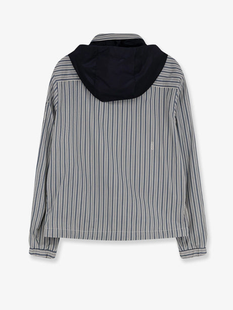 Moncler Havas striped cotton jacket - Azzurro