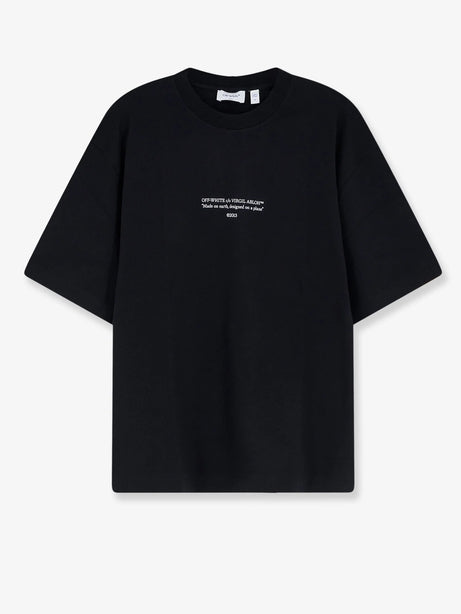 Off White Statement cotton T-shirt - Black