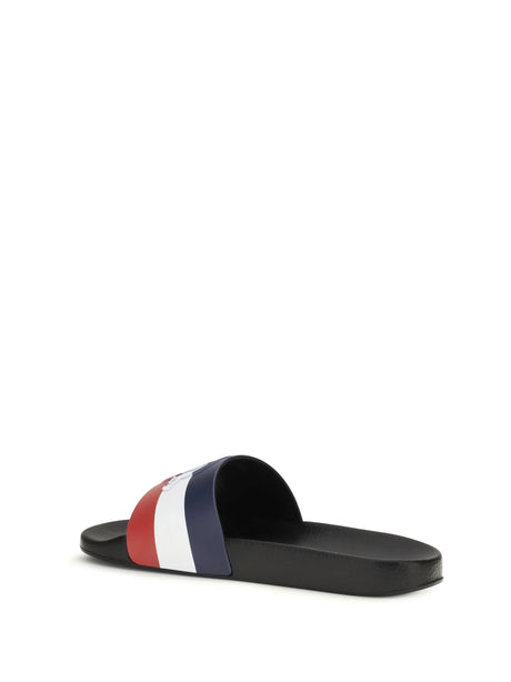 Moncler Basile rubber Slippers - Charcoal