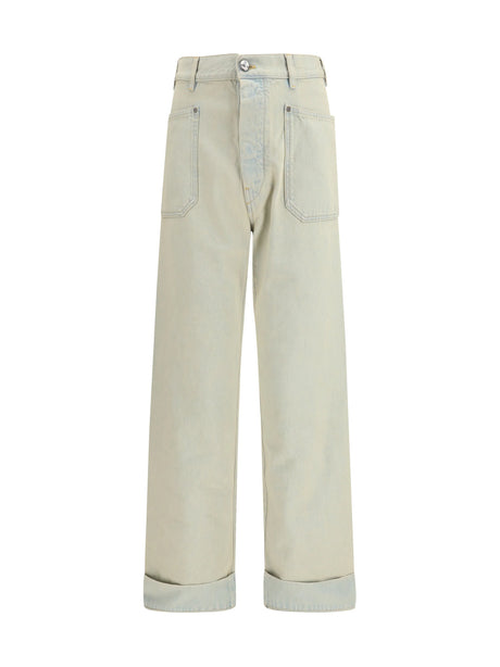 Vivienne Westwood Jeans in cotton with patch pockets - Light Blue