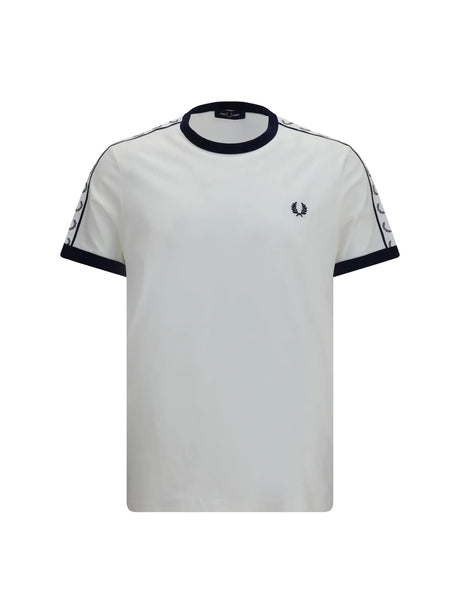Fred Perry Ringer cotton jersey T-shirt - Snow White