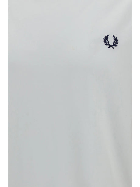 Fred Perry Ringer cotton jersey T-shirt - Snow White