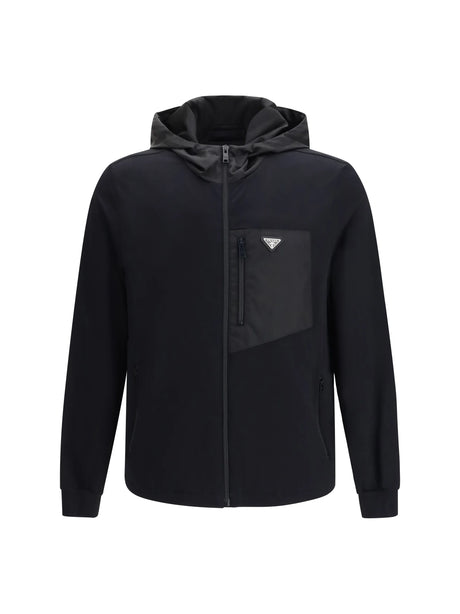 Prada Hooded Jacket - Black
