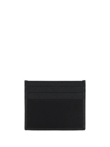 Prada Logoed Card Holder - Black