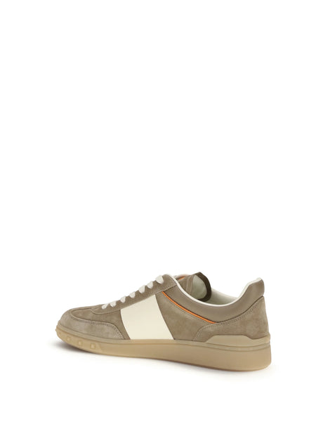 Valentino Garavani Upvillage Sneakers - Dark Khaki/Ivory-Pumpkin-Dk Khaki/Iv/Am