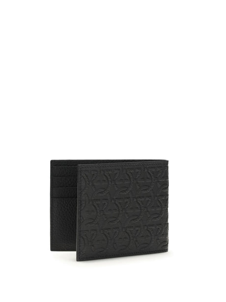 Ferragamo Leather Wallet - Black