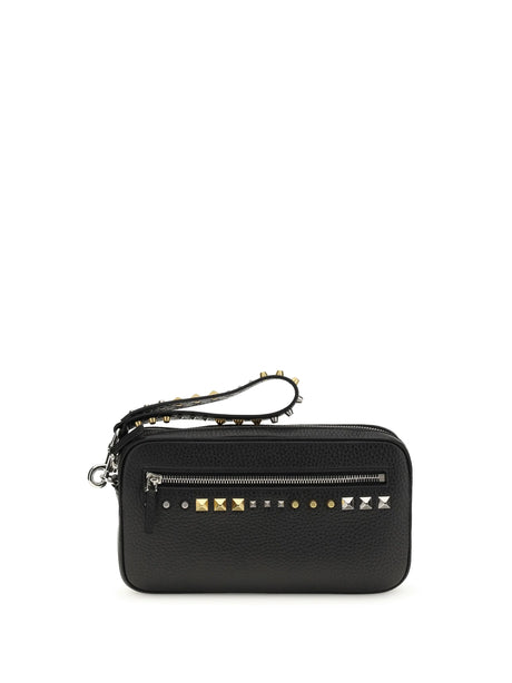 Valentino Garavani Rockstud Clutch Bag - Black