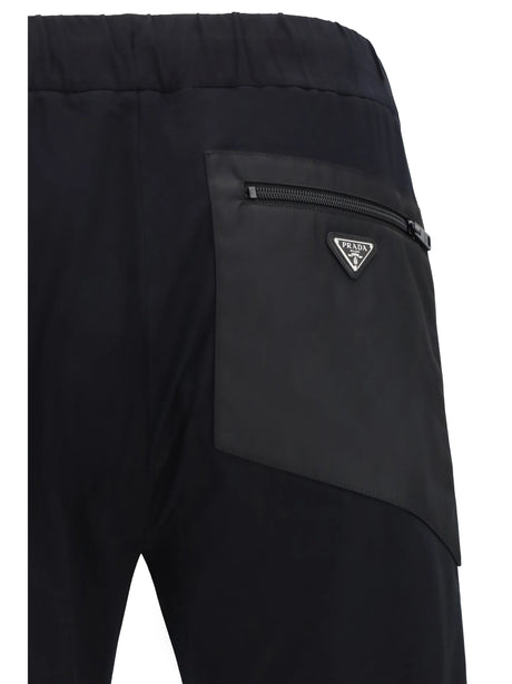 Prada Drawstring Pants - Black