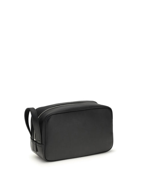 Dolce & Gabbana Leather Beauty Case - Black/Black